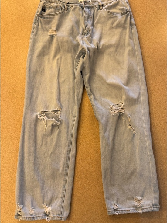 KanCan Denim - KanCan Light Blue Distressed Boyfriend Jeans